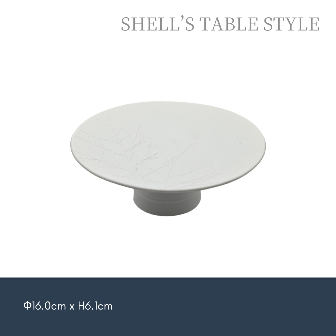 Tấm đế cao tròn nổi 160mm màu trắng